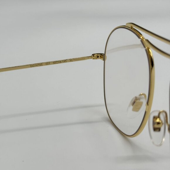 NEW GG1479S 001 GUCCI GOLD WOMEN GUCCI EYEGLASSES - Picture 11 of 13